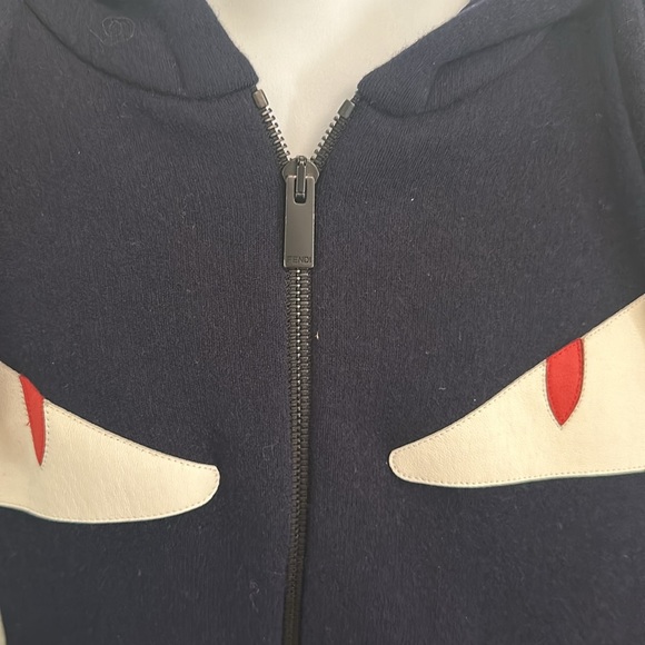 Fendi zip up sweater. 100% Lana wool - Picture 4 of 9